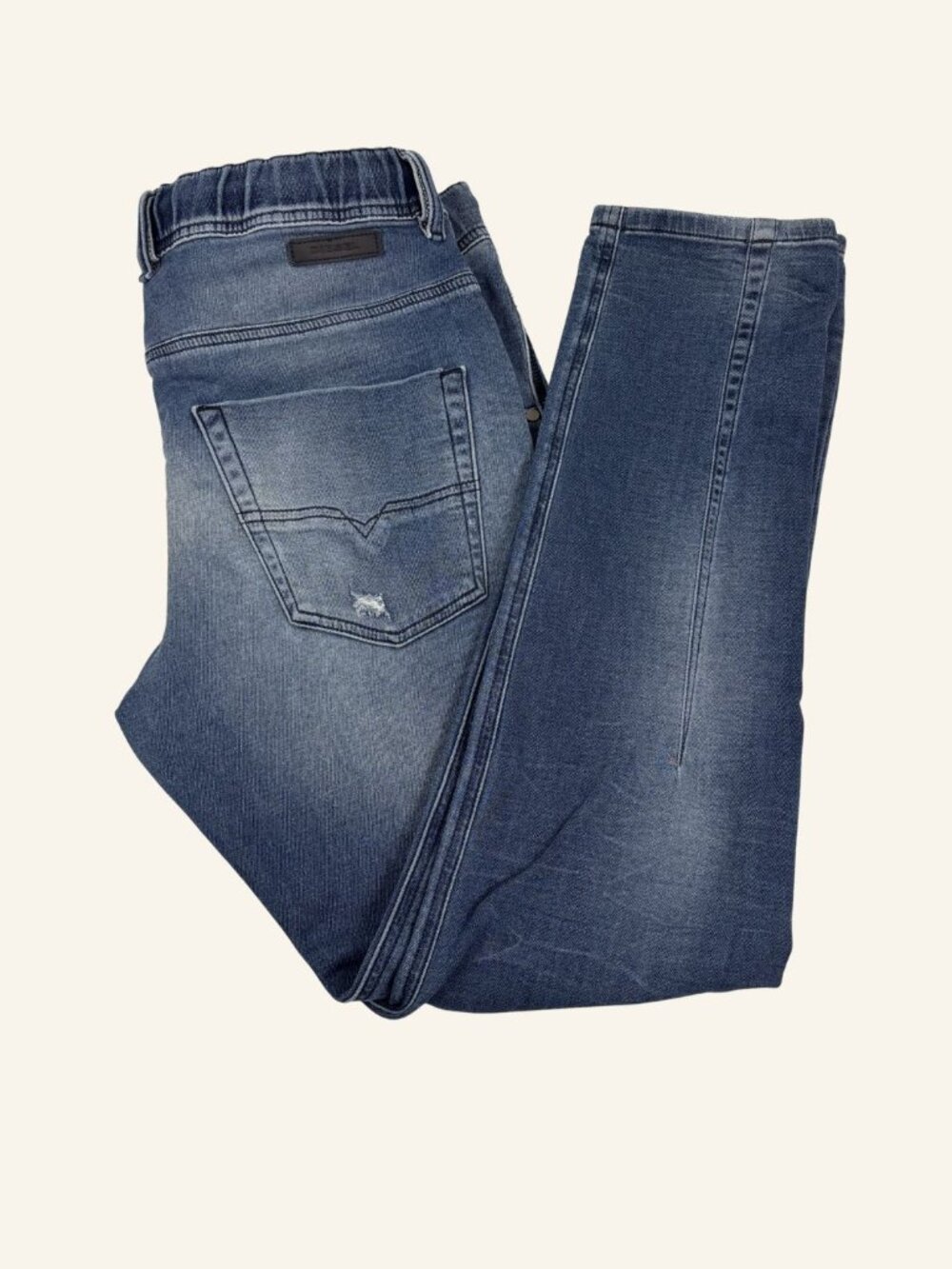 Diesel Krooley-NE Jogg Jeans W32 Distressed Blue Wash - Picture 16 of 16